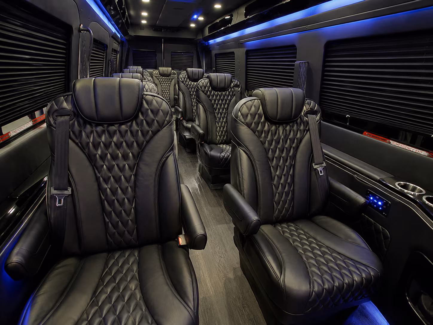 st paul 15 passenger sprinter van inside