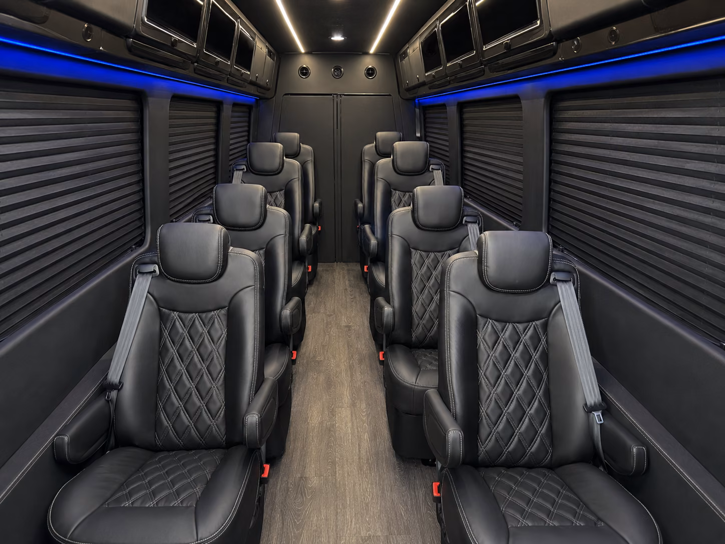 st paul 20 passenger sprinter van inside