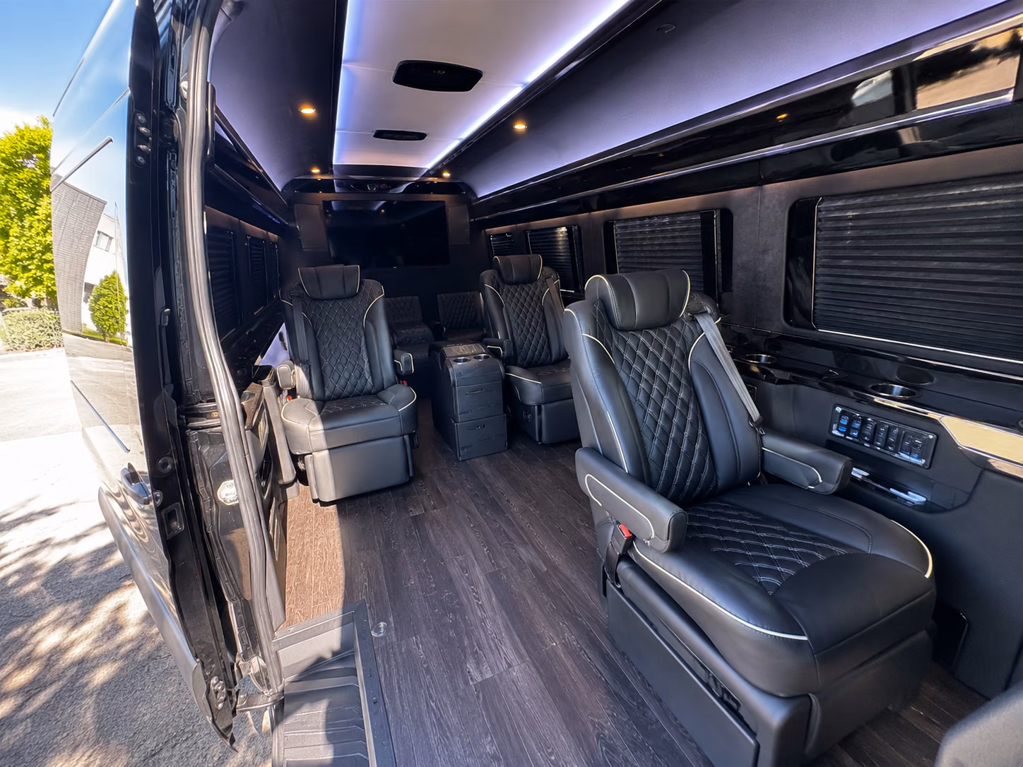 st paul 8 passenger sprinter van inside