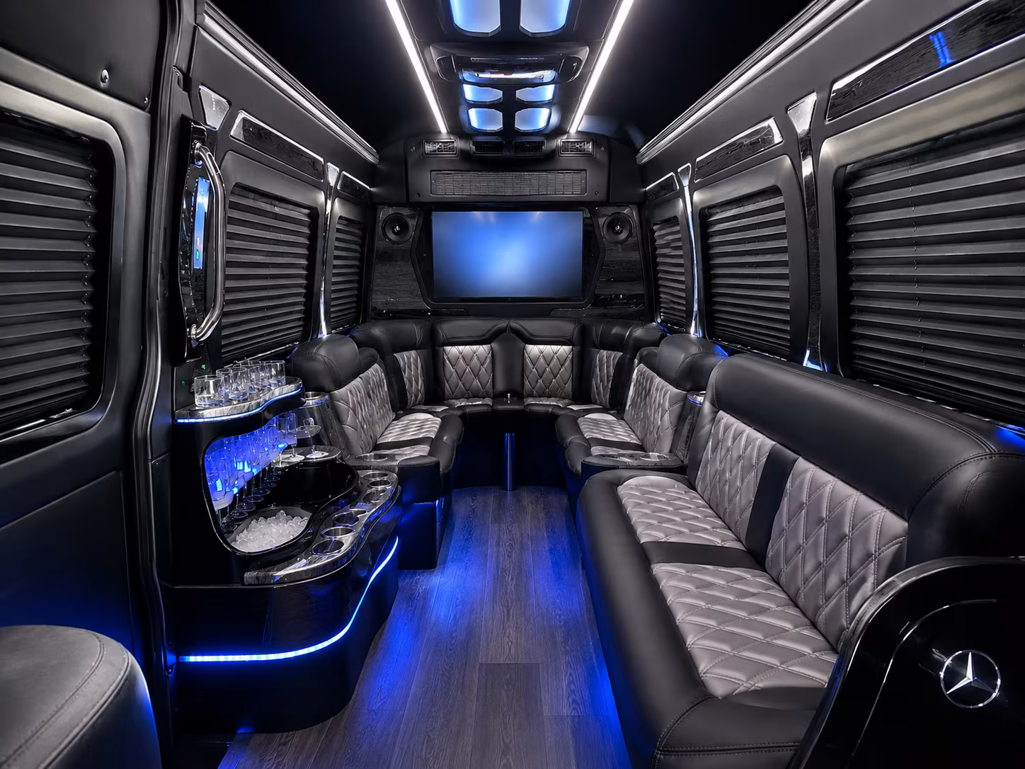 st paul sprinter limousine interior
