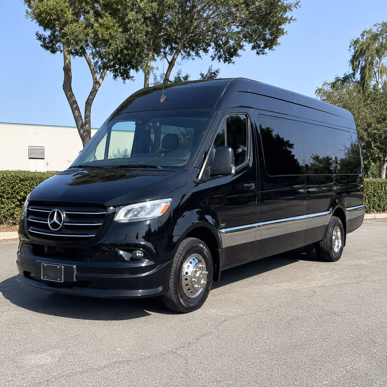 warehouse distribution center and industrial park sprinter van shuttles in st paul