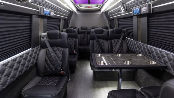 st paul 15 passenger sprinter van interior